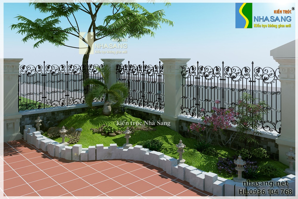 Biệt thự Pháp 4 tầng đẹp